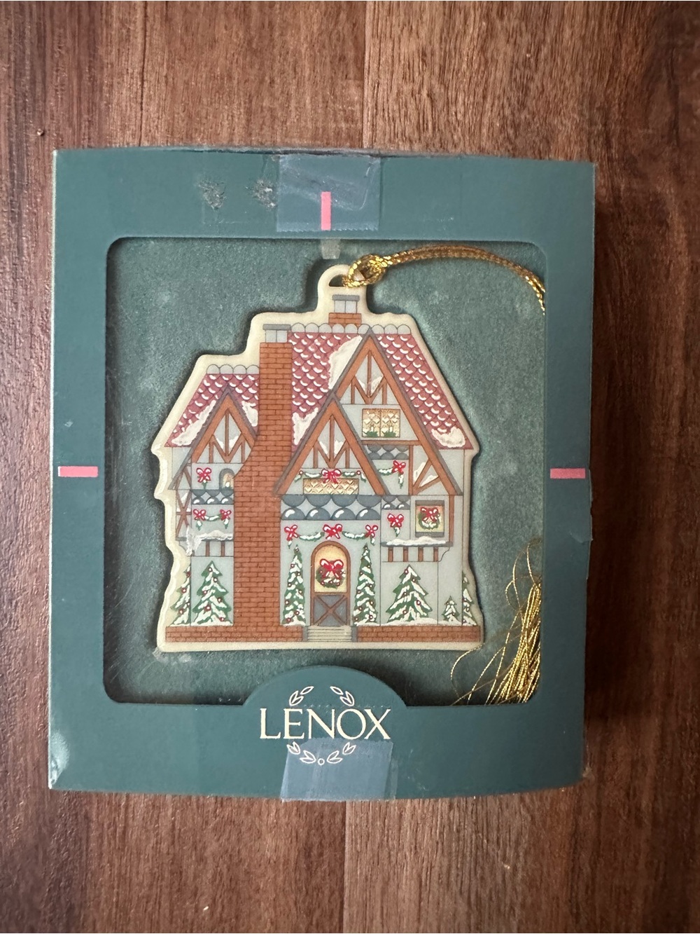 1990 Vintage Lenox Durham House Christmas Ornament